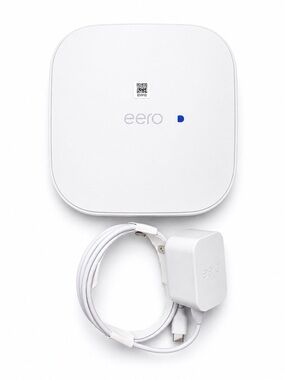 Eero 6+ Plus EYT-Y2 Dual Band Mesh Wi-Fi 6 Router - White w/ Charger NEW